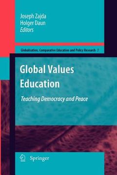 portada global values education: teaching democracy and peace