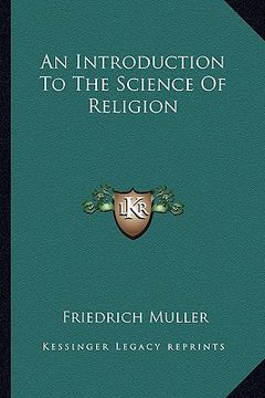 portada an introduction to the science of religion (en Inglés)