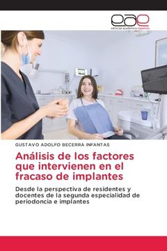 portada Análisis de los Factores que Intervienen en el Fracaso de Implantes (in Spanish)