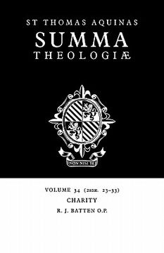 portada Summa Theologiae V34: 2A2Ae. 23-33: Charity v. 34 (in English)