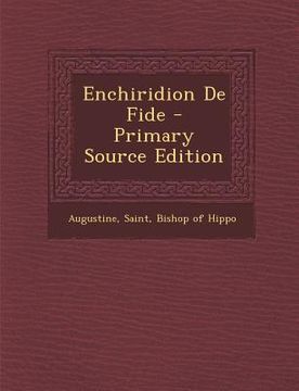portada Enchiridion de Fide (in Italian)