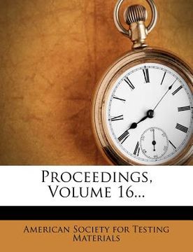 portada proceedings, volume 16... (en Inglés)