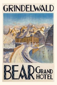 portada Vintage Journal Grindelwald Bear Grand Hotel (en Inglés)