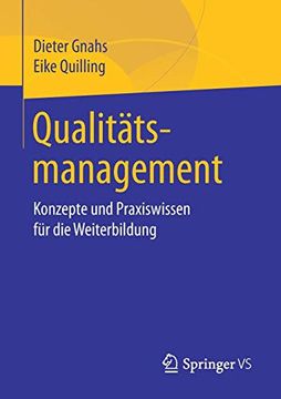 portada Qualitätsmanagement: Konzepte und Praxiswissen für die Weiterbildung (in German)
