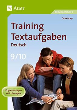 portada Training Textaufgaben Deutsch 9. /10. Klasse (en Alemán)