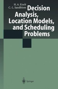 portada decision analysis, location models, and scheduling problems (en Inglés)