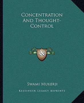 portada concentration and thought-control (en Inglés)