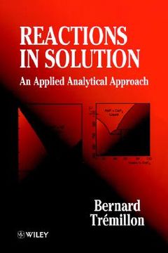 portada an applied analytical approach: reactions in solution (en Inglés)