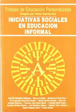 portada Iniciativas sociales en educación informal (Educación y Pedagogía)