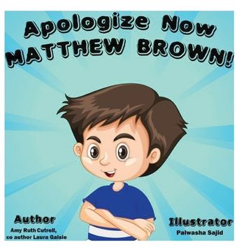 portada Apologize Now, MATTHEW BROWN (in English)