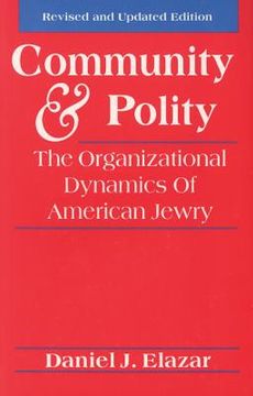 portada community and polity: the organizational dynamics of american jewry (en Inglés)