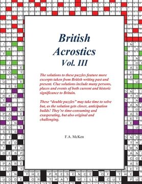 portada British Acrostics Vol. III (en Inglés)