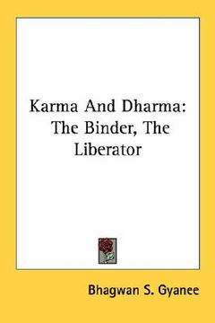 portada karma and dharma: the binder, the liberator (en Inglés)
