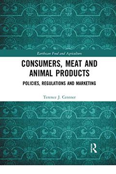 portada Consumers, Meat and Animal Products (Earthscan Food and Agriculture) (en Inglés)