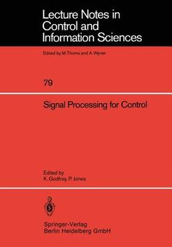 portada signal processing for control (en Inglés)