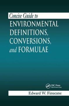 portada Concise Guide to Environmental Definitions, Conversions, and Formulae (en Inglés)