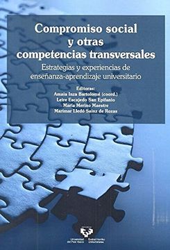 portada Compromiso Social y Otras Competencias Transversales. Estrategias y Experiencias de Enseñanza-Aprendizaje Universitario
