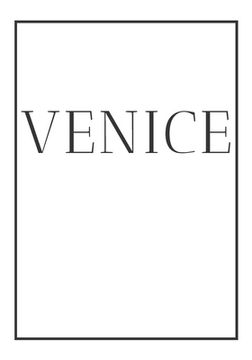 portada Venice: A decorative book for coffee tables, end tables, bookshelves and interior design styling Stack Italy city books to add (en Inglés)