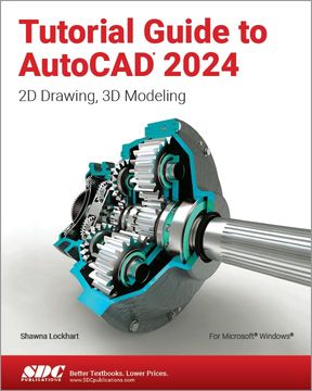 portada Tutorial Guide to Autocad 2024: 2d Drawing, 3d Modeling (en Inglés)