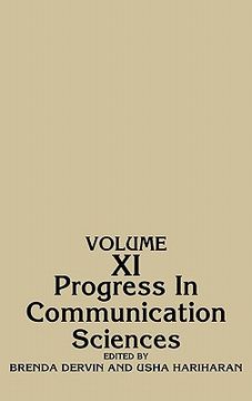 portada progress in communication sciences, volume 11 (en Inglés)