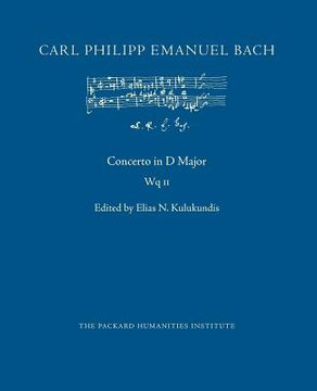 portada Concerto in D Major, Wq 11 (in English)