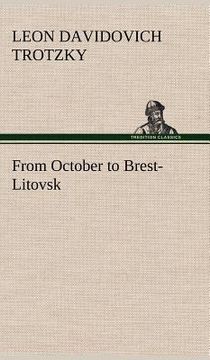 portada from october to brest-litovsk (en Inglés)