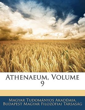 portada athenaeum, volume 9 (in English)
