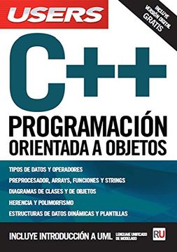 portada C++ Programación Orientada a Objetos: Manuales Users (Spanish Edition)
