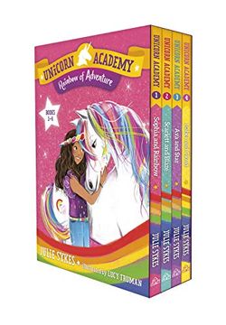 portada Unicorn Academy: Rainbow of Adventure Boxed set (Books 1-4) (en Inglés)