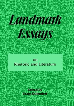 portada Landmark Essays on Rhetoric and Literature: Volume 16 (en Inglés)