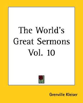 portada the world's great sermons vol. 10 (en Inglés)