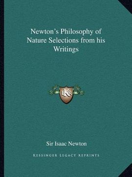 portada newton's philosophy of nature selections from his writings (in English)