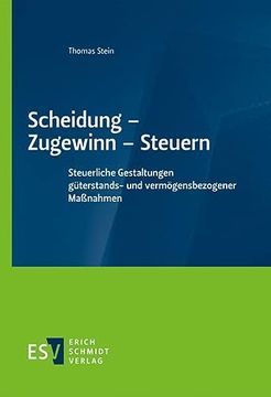 portada Scheidung - Zugewinn - Steuern (en Alemán)