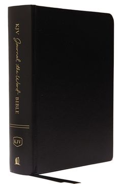 portada Kjv, Journal the Word Bible, Hardcover, Black, red Letter Edition, Comfort Print: Reflect, Journal, or Create art Next to Your Favorite Verses 