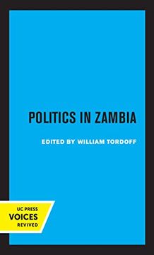 portada Politics in Zambia: 15 (Perspectives on Southern Africa) (in English)