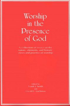 portada worship in the presence of god (en Inglés)