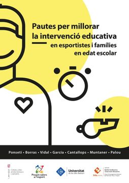 portada Pautes per Millorar la Intervenció Educativa en Esportistes i Famílies en Edat Escolar (en Inglés)