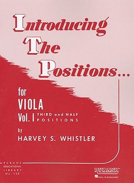 portada Introducing the Positions for Viola: Volume 1 - Third and Half Positions