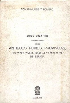 portada Diccionario bibliografico historico de los antiguos reinos y provin-cias (in Spanish)
