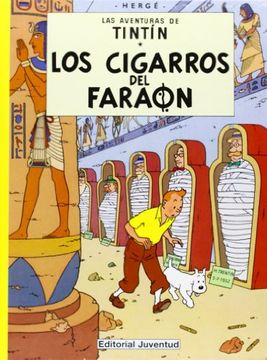 portada Los Cigarros del Faraón (Las Aventuras de Tintin Cartone)