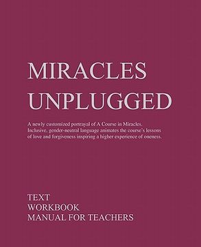 portada miracles unplugged (en Inglés)