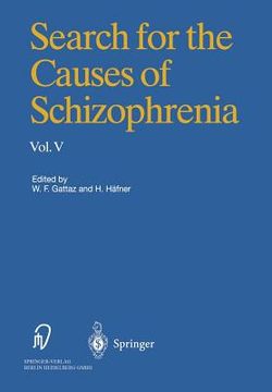 portada Search for the Causes of Schizophrenia: Volume V (en Inglés)
