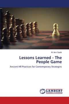 portada Lessons Learned - The People Game (in English)