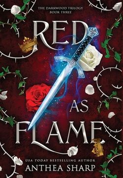 portada Red as Flame: A Dark elf Fairytale (The Darkwood Trilogy) (en Inglés)