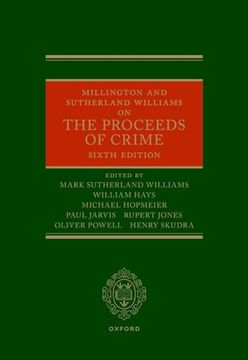 portada Millington and Sutherland Williams on the Proceeds of Crime