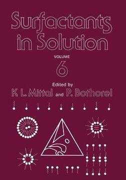 portada Surfactants in Solution: Volume 6 (en Inglés)