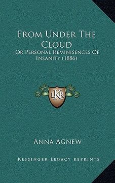 portada from under the cloud: or personal reminisences of insanity (1886)