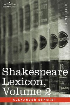 portada shakespeare lexicon, vol. 2 (en Inglés)