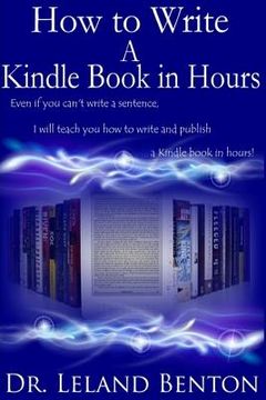 portada How to Write a Kindle Book in Hours (en Inglés)