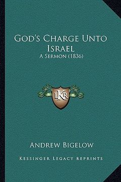 portada god's charge unto israel: a sermon (1836) (en Inglés)